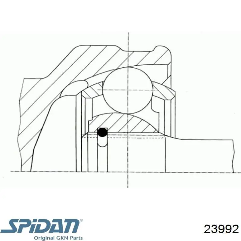 Купити 23992 GKN-Spidan Шарнір приводу зовнішній
