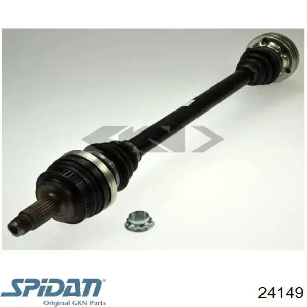 Піввісь передня, права GKN-Spidan 24149 ціна, від 166.32 USD