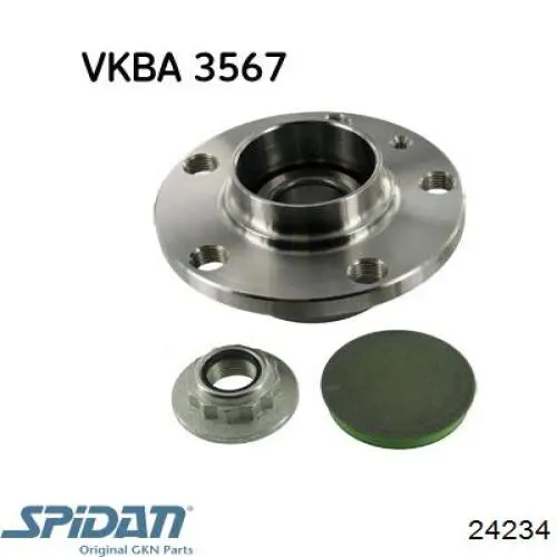 Пильник зовнішньої гранати, задньої півосі GKN-Spidan 24234 ціна, від 33.01 USD