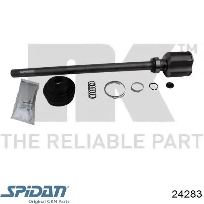 24283 GKN-Spidan Пильник ШРУСа зовнішній, передній піввісі