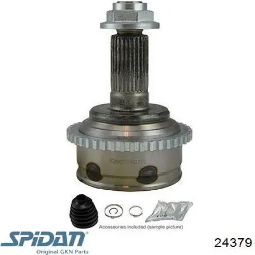 ШРУС зовнішній передній 24379 GKN-Spidan