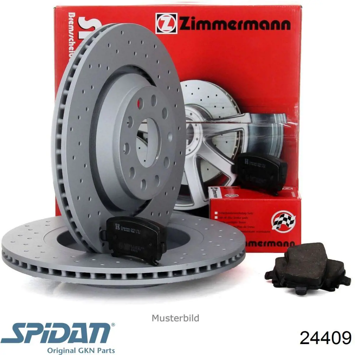 ШРУС зовнішній GKN-Spidan 24409