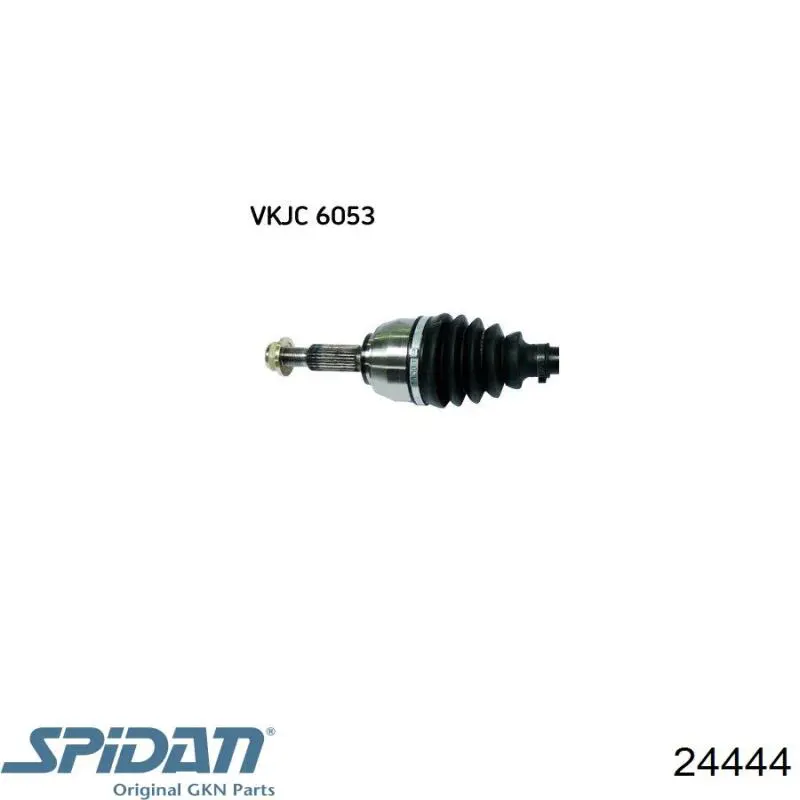 Піввісь (привід) передня, ліва 24444 GKN-Spidan