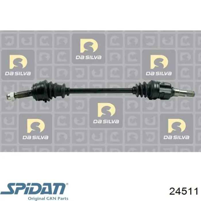 Купити 24511 GKN-Spidan Ліва піввісь