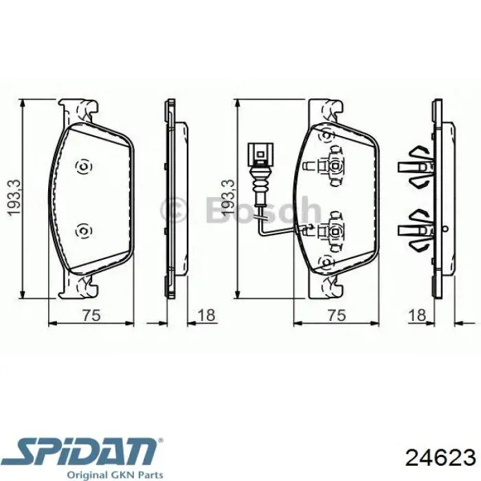 Пильник ШРКШ зовнішній GKN-Spidan 24623