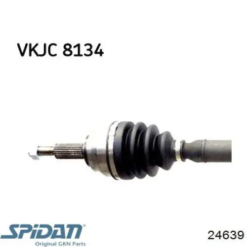 Піввісь передня, права SNR DK55119 ціна, від 140.60 USD