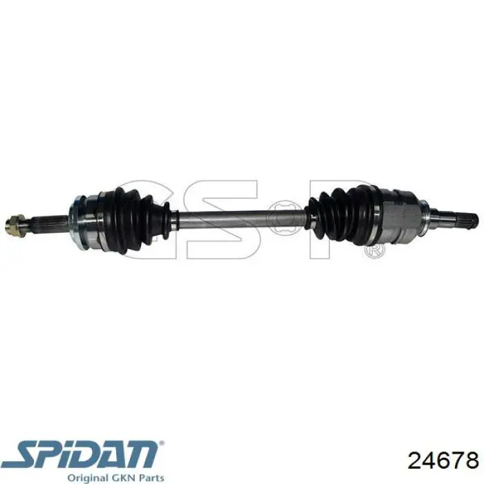 Привід передній лівий GKN-Spidan 24678 ціна, від 55.99 USD