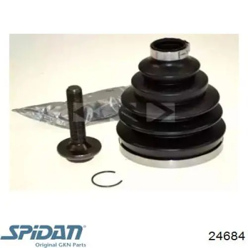 Пильник шарніра кутових швидкостей зовнішній передній GKN-Spidan 24684 ціна, від 23.75 USD