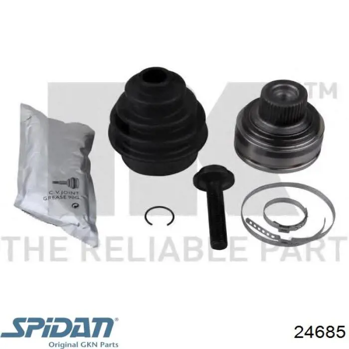 Купити 24685 GKN-Spidan Шарнір приводу зовнішній
