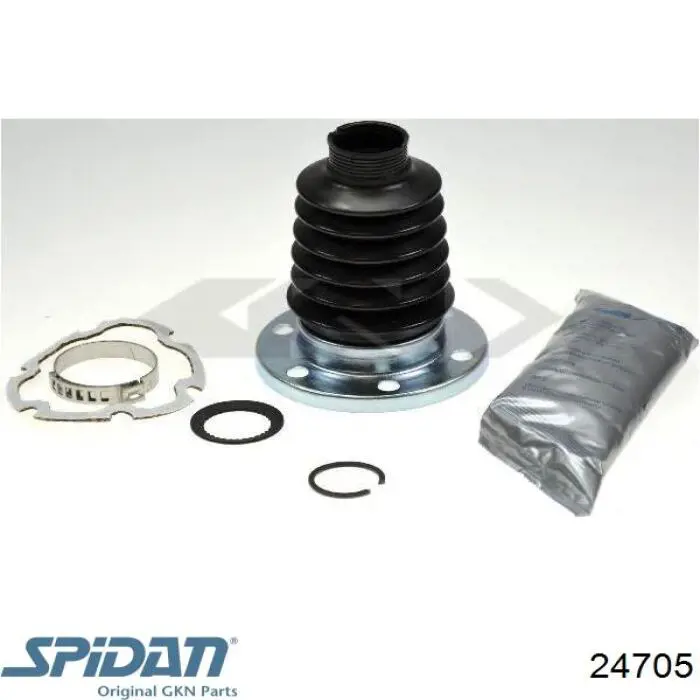 Купити 24705 GKN-Spidan Пильник шарніра кутових швидкостей внутрішній передній