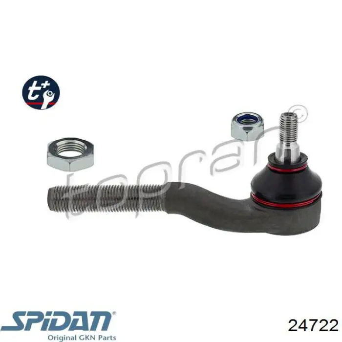 Піввісь права 24722 GKN-Spidan