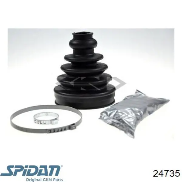 ШРУС зовнішній передній 24735 GKN-Spidan