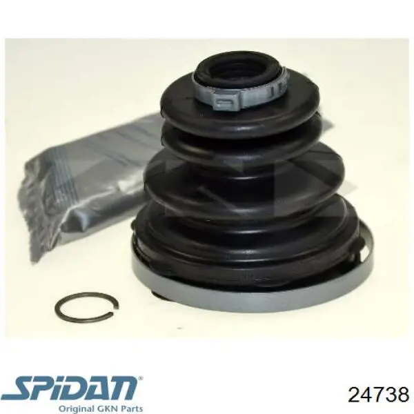 Купити 24738 GKN-Spidan Пильник шарніра кутових швидкостей внутрішній передній