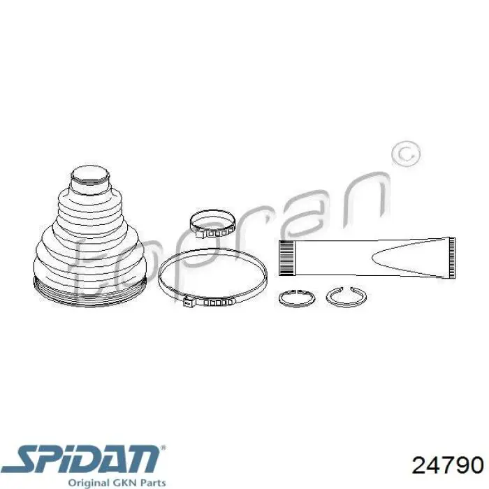 Пильник ШРУСа внутрішній 044280F040 Toyota