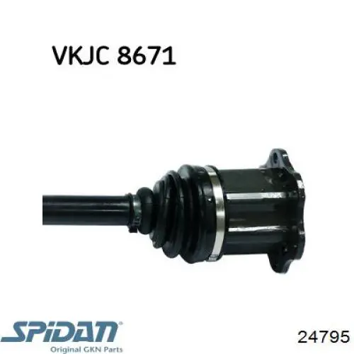 Піввісь (привід) передня 302004190125 Magneti Marelli
