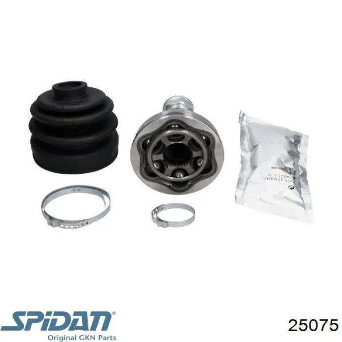 ШРУС зовнішній передній 25075 GKN-Spidan
