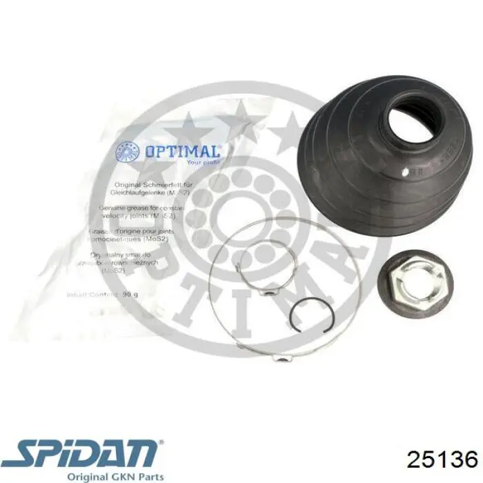 Купити 25136 GKN-Spidan Пильник шарніра приводу