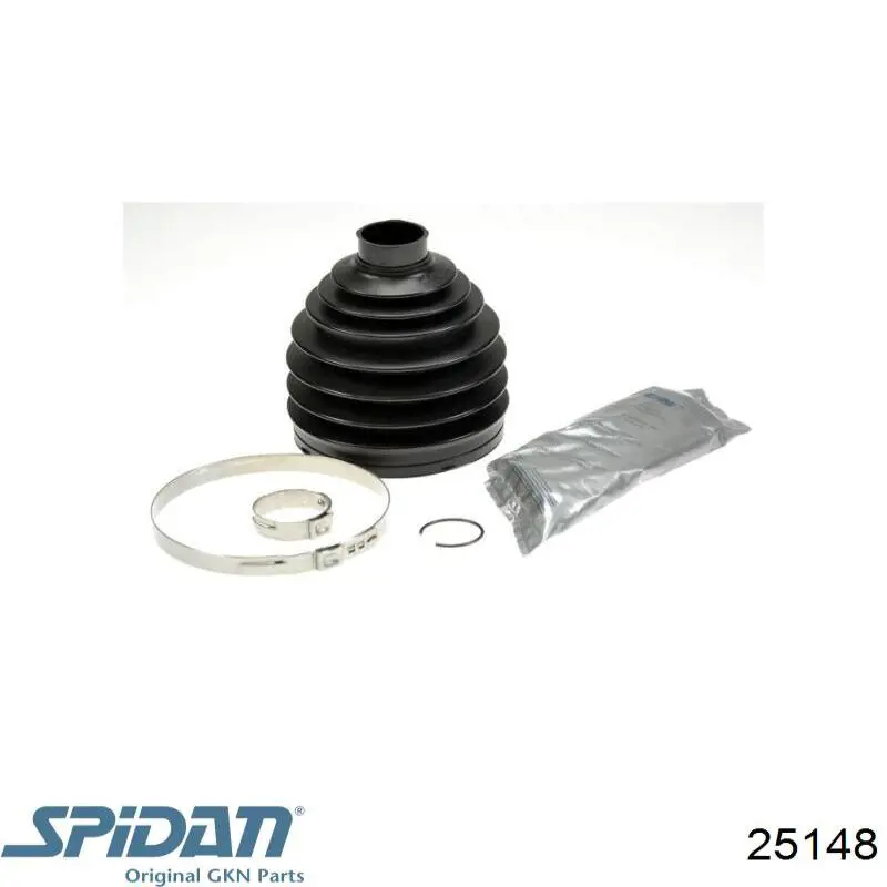 Купити 25148 GKN-Spidan Пильник шарніра кутових швидкостей внутрішній передній