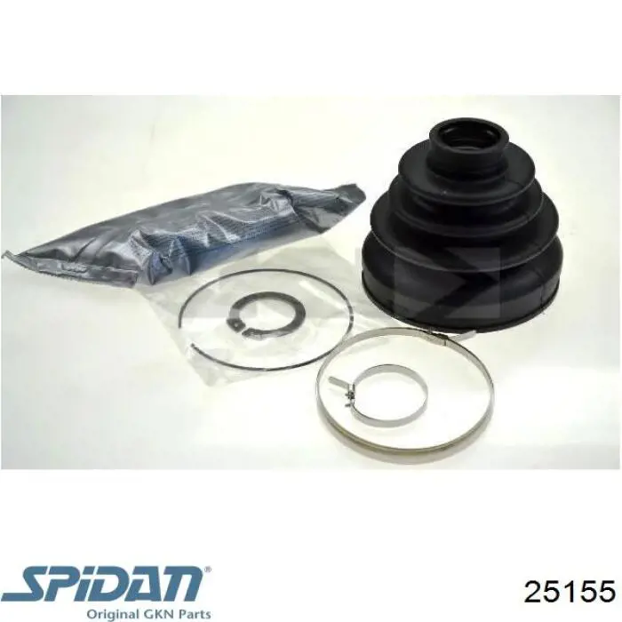 Купити 25155 GKN-Spidan Пильник шарніра кутових швидкостей внутрішній передній