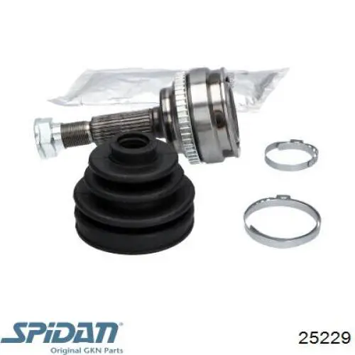 ШРУС зовнішній передній 25229 GKN-Spidan