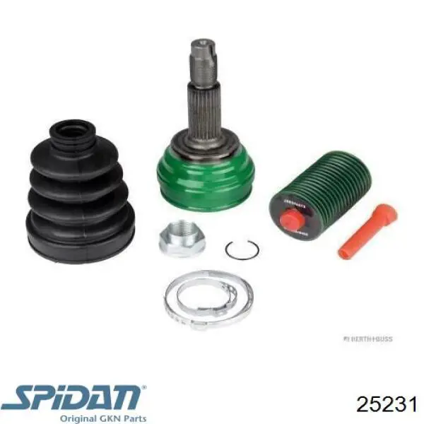Купити 25231 GKN-Spidan Шарнір приводу зовнішній