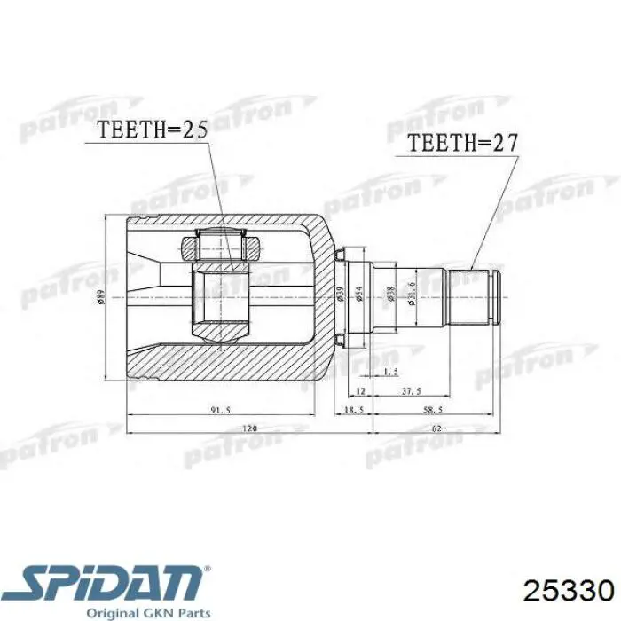 Купити TDS0073 Magneti Marelli Ліва піввісь