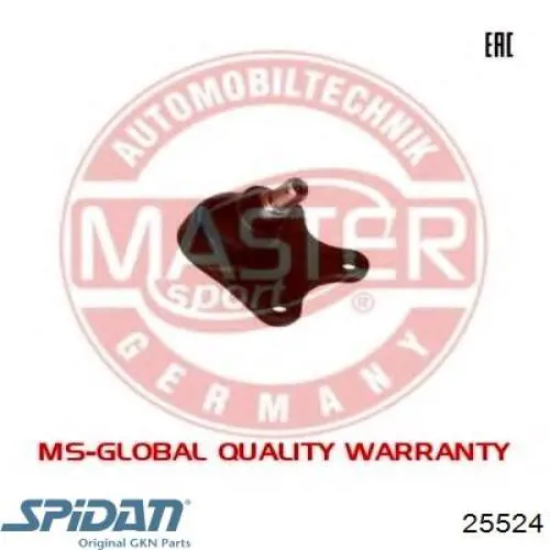 Купити 25524 GKN-Spidan Пильник шарніра приводу