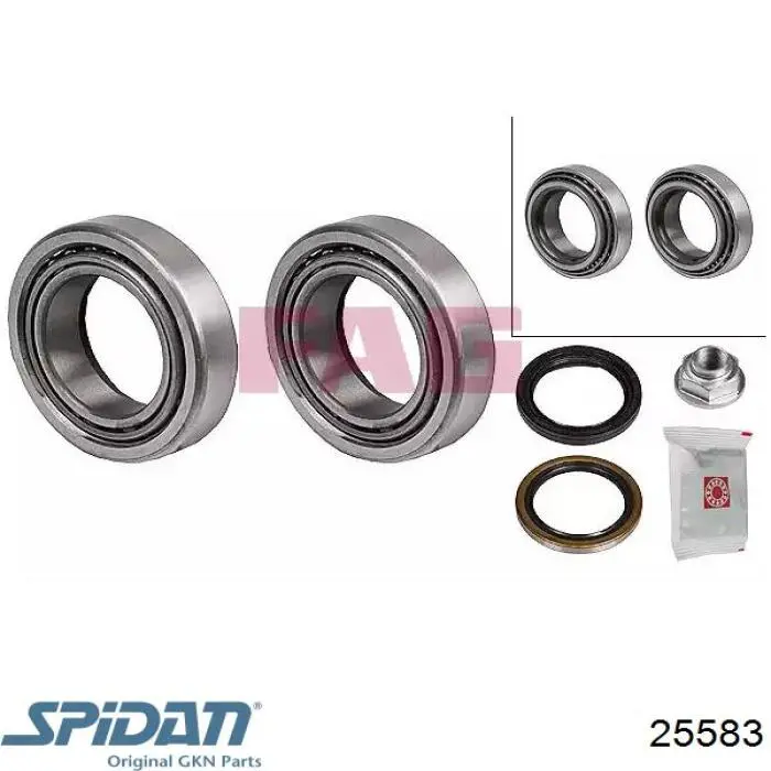 Купити 25583 GKN-Spidan Пильники ШРКШів передній піввісі, комплект