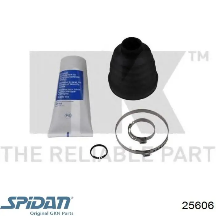 Купити 25606 GKN-Spidan Пильник шарніра кутових швидкостей внутрішній передній