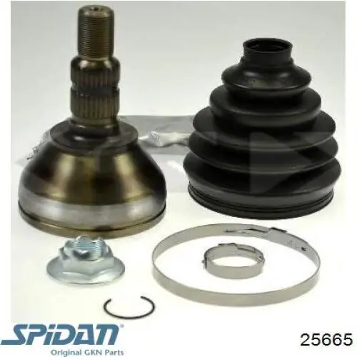 ШРУС зовнішній передній 25665 GKN-Spidan