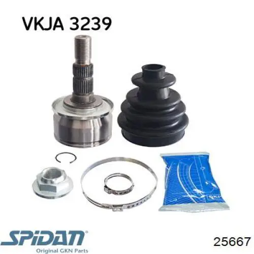 Граната колісна GKN-Spidan 25667 ціна, від 23.10 USD