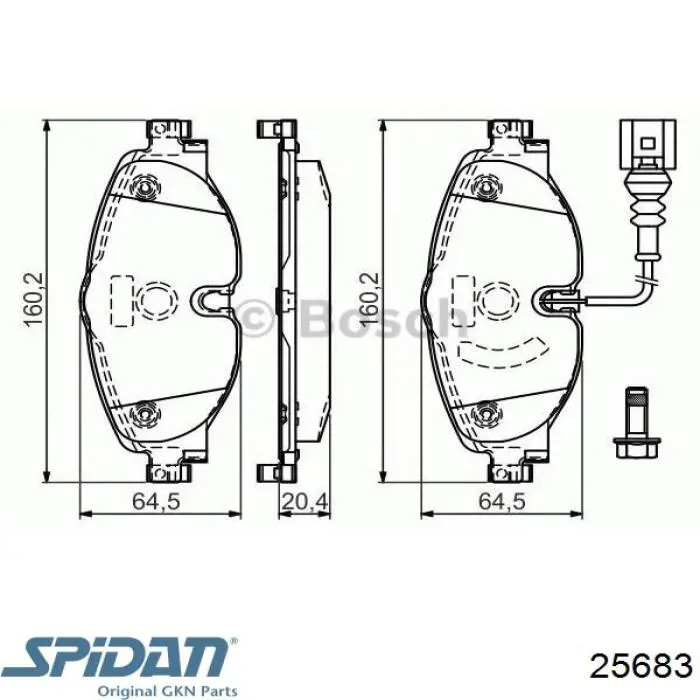 Купити 25683 GKN-Spidan Пильник шарніра приводу