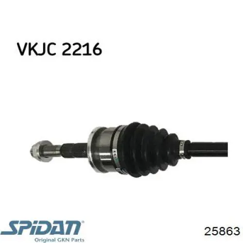 13250828 Opel Привід передній правий