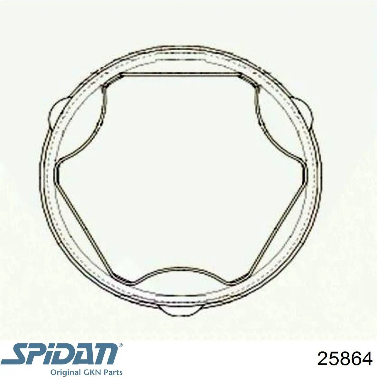 Пильник ШРУСа внутрішній 306058 GKN-Spidan
