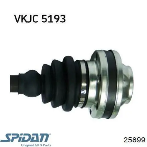 25899 GKN-Spidan Пильники ШРУСів передній піввісі, комплект