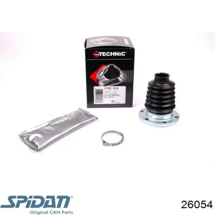 Купити 26054 GKN-Spidan Пильник шарніра кутових швидкостей внутрішній передній