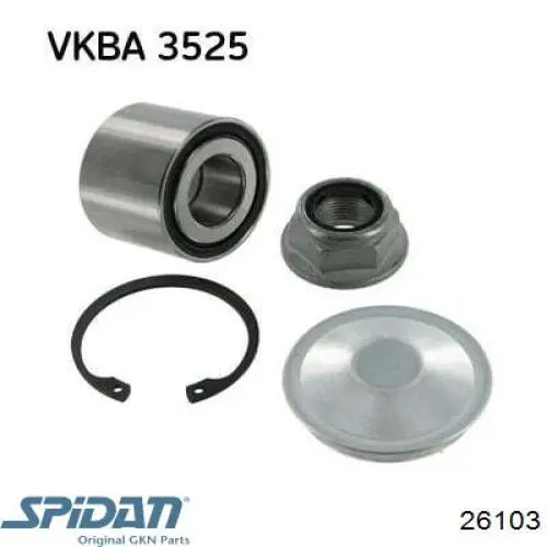 Пильник гранати внутрішній, передній півосі GKN-Spidan 26103 ціна, від 10.99 USD
