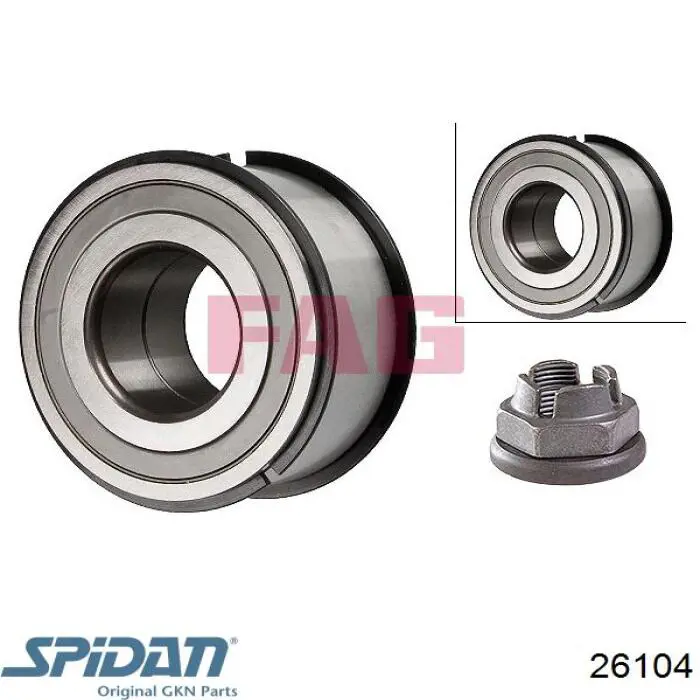 Пильник зовнішньої гранати, задньої півосі GKN-Spidan 26104 ціна, від 5.49 USD
