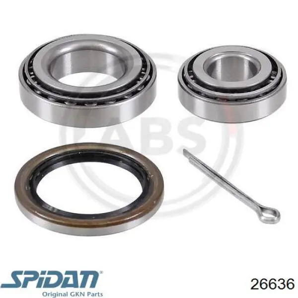 Підшипник маточини задньої GKN-Spidan 26636 ціна, від 11.20 USD