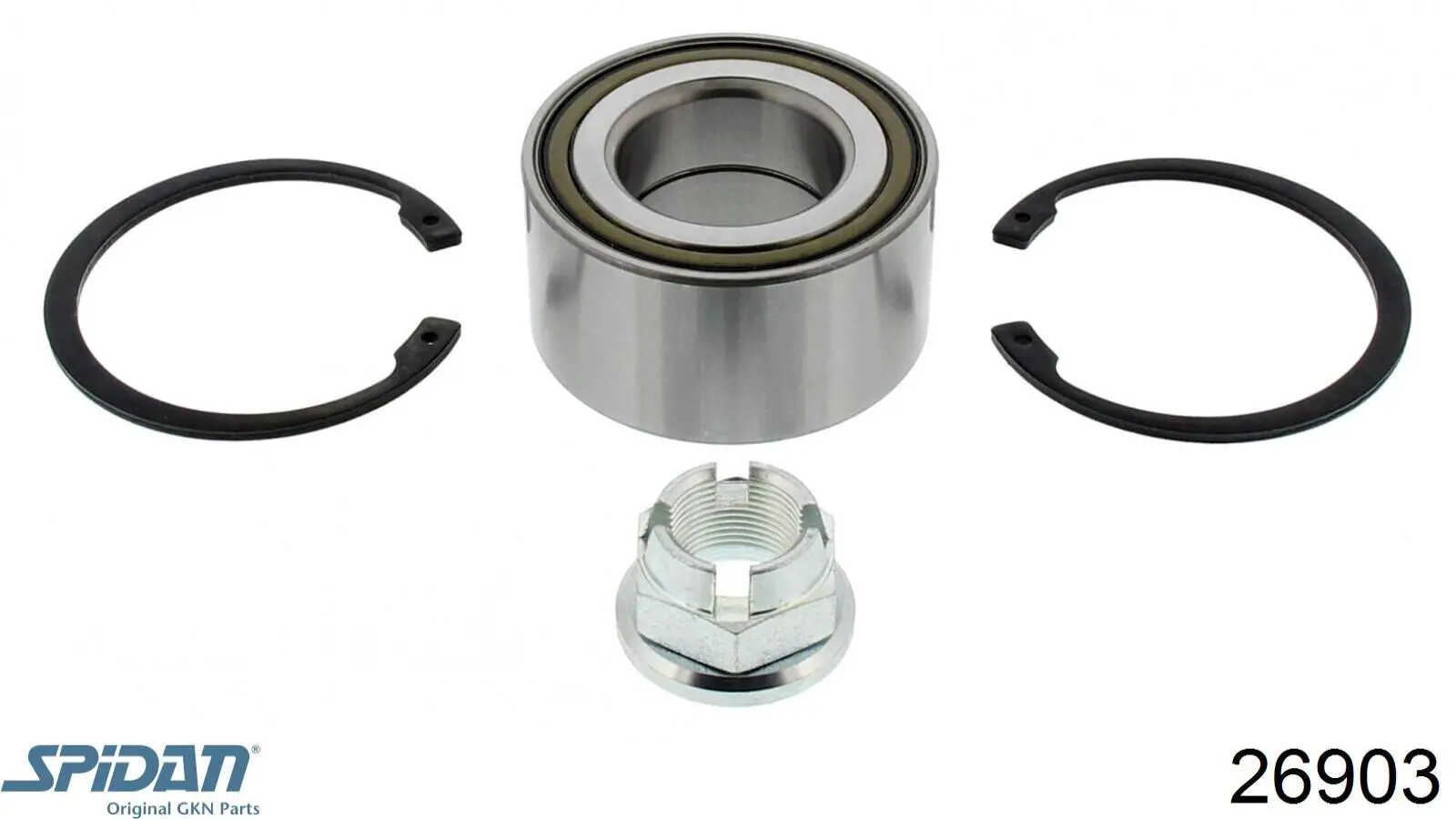 Підшипник маточини задньої GKN-Spidan 26903 ціна, від 11.53 USD
