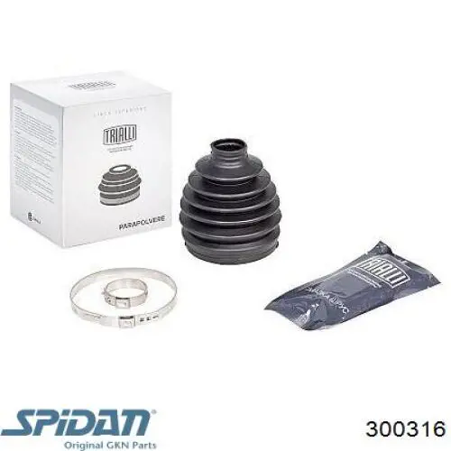 Купити 300316 GKN-Spidan Пильник шарніра приводу