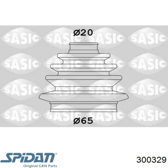 7603021 Fiat/Alfa/Lancia Пильник ШРУСа зовнішній, передній піввісі