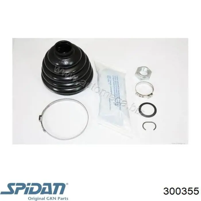 300355 GKN-Spidan Пильник ШРУСа зовнішній, передній піввісі