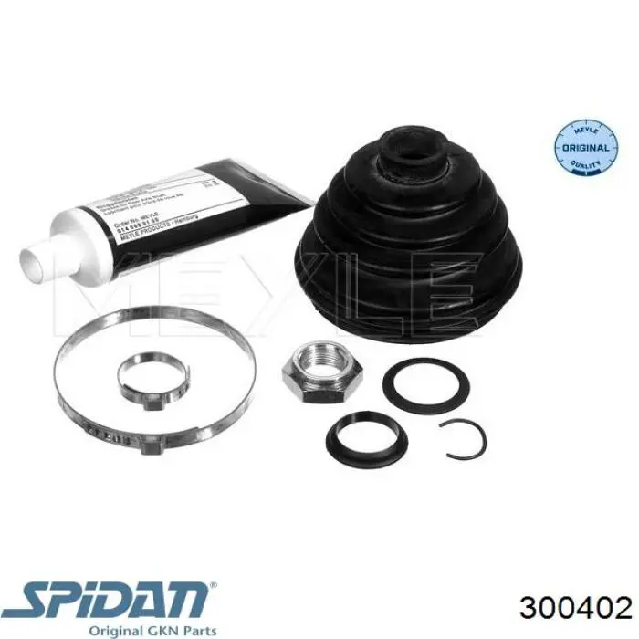Пильник ШРУСа зовнішній 300402 GKN-Spidan