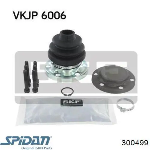 Пильник зовнішньої гранати, задньої півосі GKN-Spidan 300499 ціна, від 6.10 USD