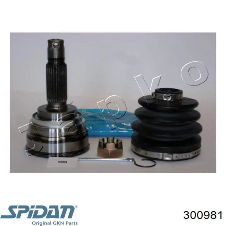 ШРУС зовнішній передній 300981 GKN-Spidan