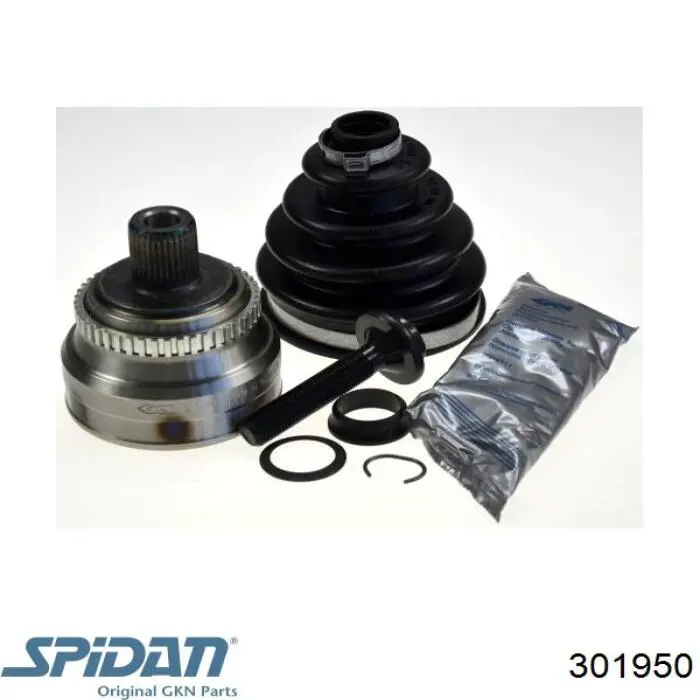 ШРУС зовнішній передній 301950 GKN-Spidan