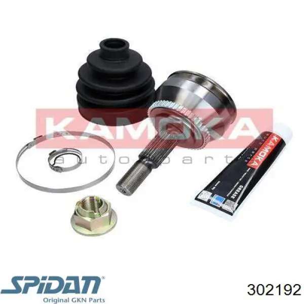 ШРУС зовнішній передній 302192 GKN-Spidan