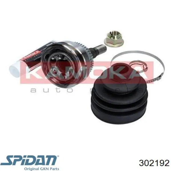 ШРУС зовнішній GKN-Spidan 302192