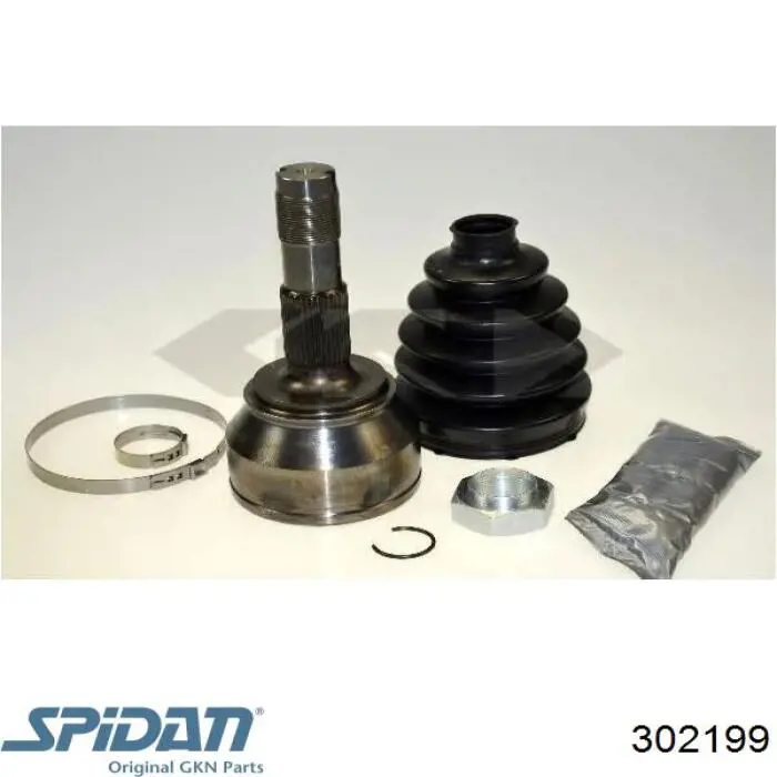 ШРУС зовнішній передній 302199 GKN-Spidan